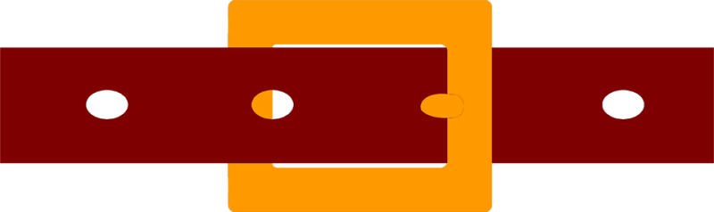 Pin Belt Clip Art - Belt Buckle Clip Art (800x238)