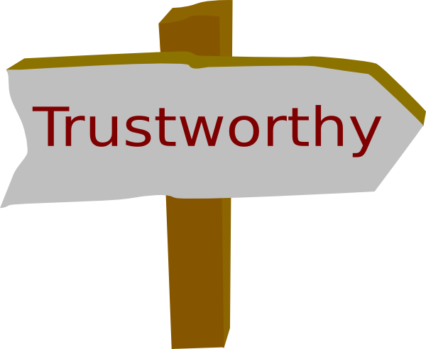 Trustworthy Cliparts - Integrity Clipart (600x492)