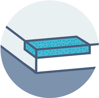 Gel Memory Foam Mattress - Mattress (347x348)