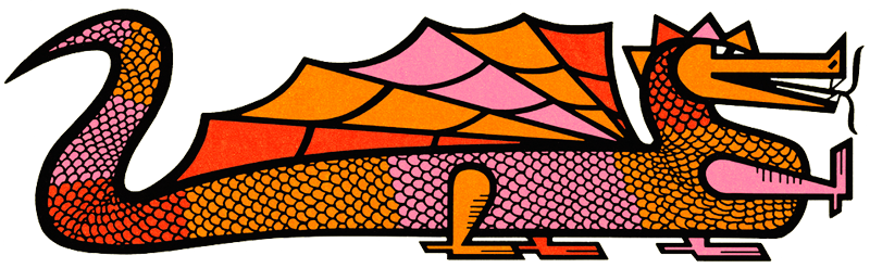 Magic - Art Print: Pop Ink - Csa Images' Two Dragons, 61x46in. (800x247)