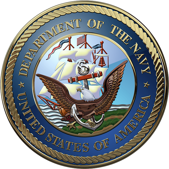 Bleed Area May Not Be Visible - Department Of The Navy Seal (600x600)