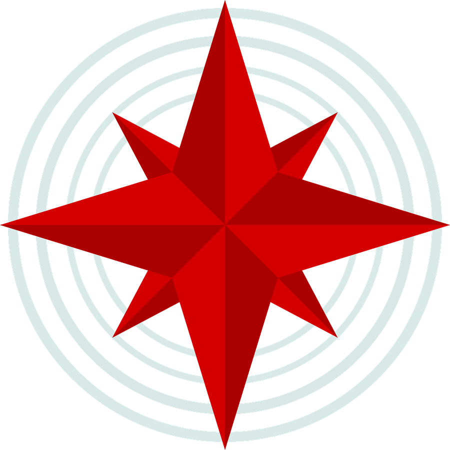 2015 Plannervector Clipartclip Artnauticalcompass - Black Star Png Logo (900x900)