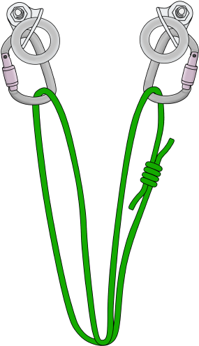 Sport Climbing Top Rope Cordelete Anchor - Anchor (300x512)