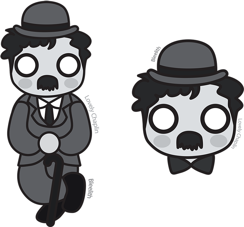 Lovely Chaplin By Velithe - Charlie Chaplin (813x755)