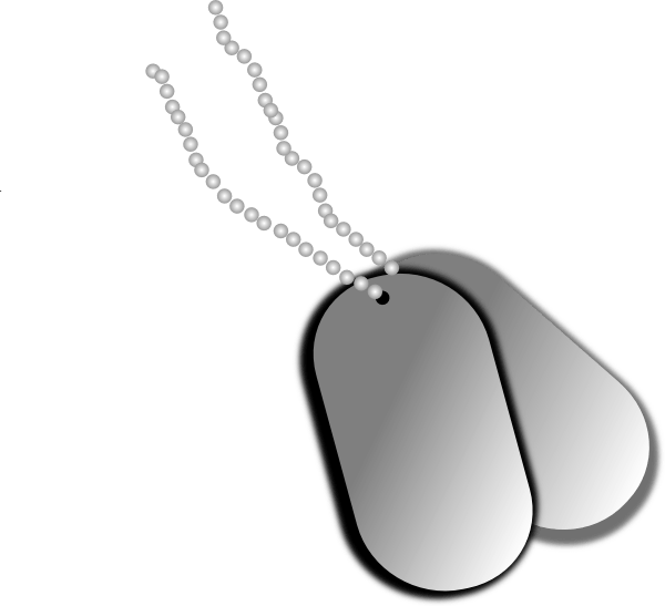 Dog Tag Clip Art (600x547)