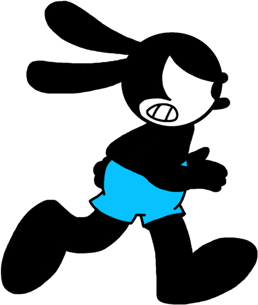 Oswald Running Angry 2 By Marcospower1996 - Running (894x894)