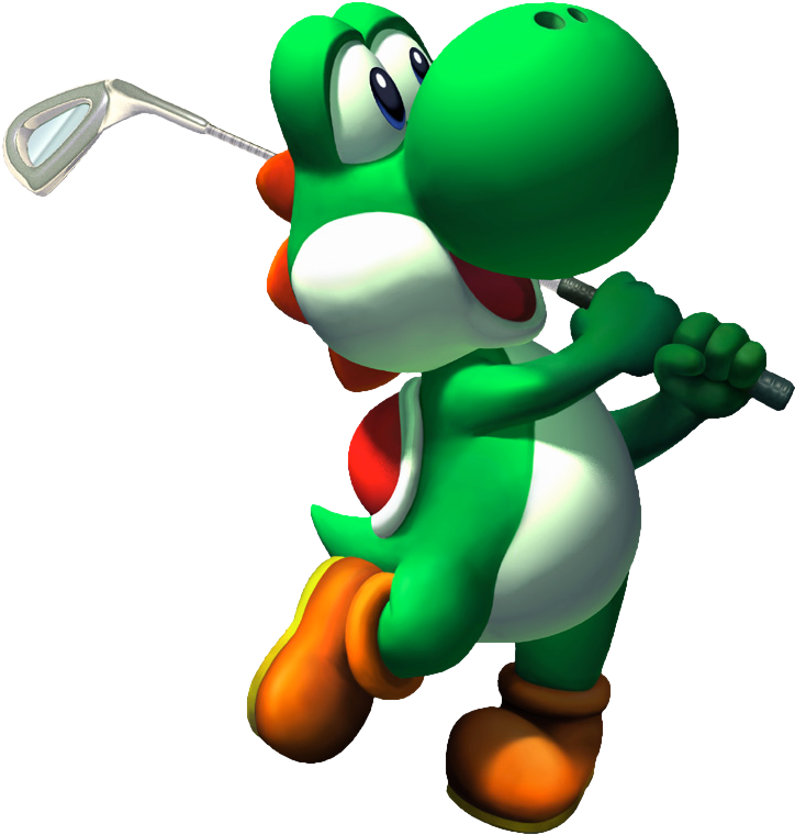 Yoshi Went From Looking Like This - Golf Images Animated (736x770)