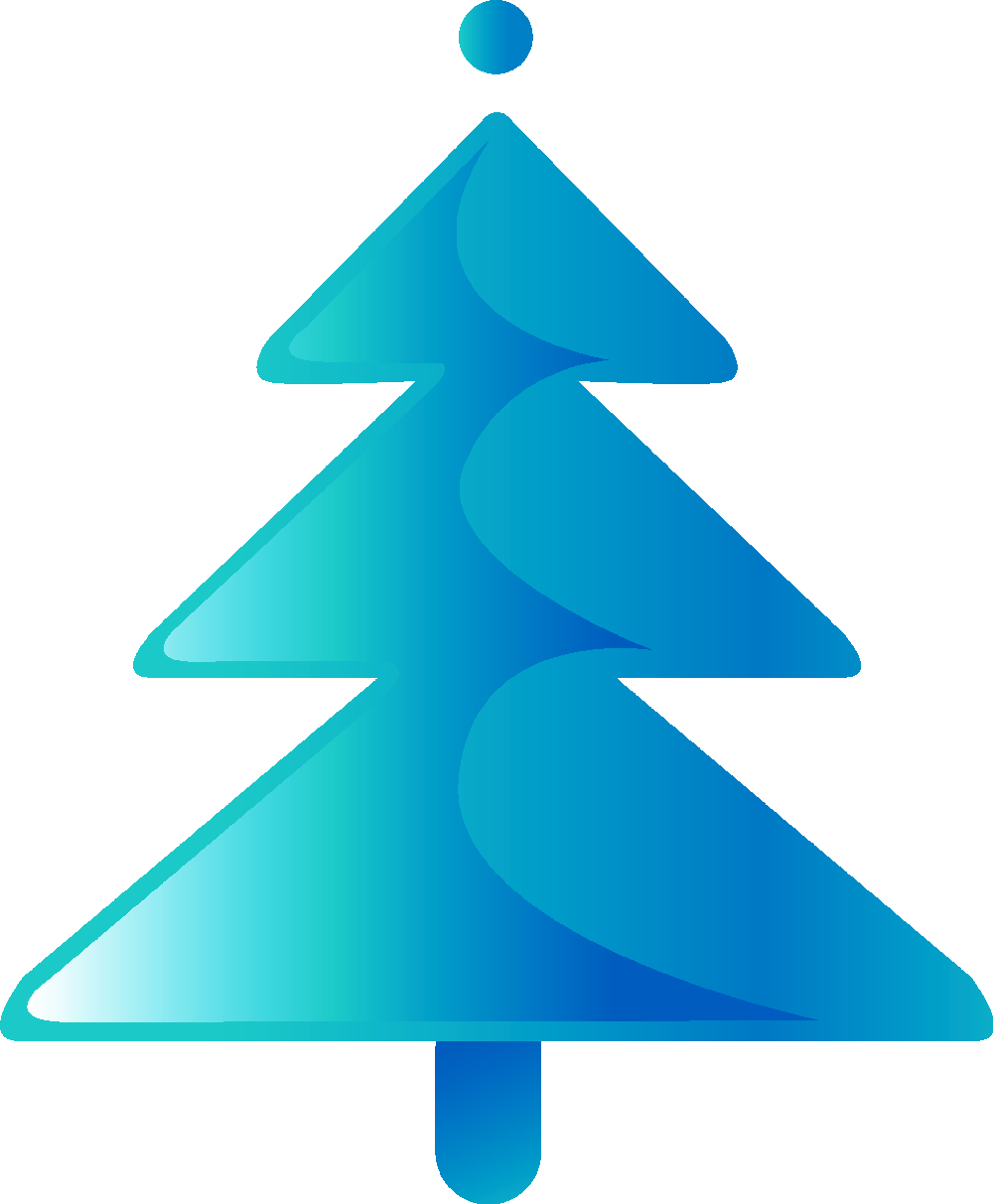 Árbol De Navidad - Christmas Trees Blue Clipart (1000x1213)