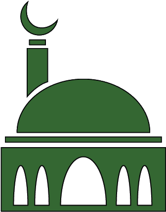 Clip Art Of Mosque Of Mosque Clipart - Mosque Sign Clipart (345x439)