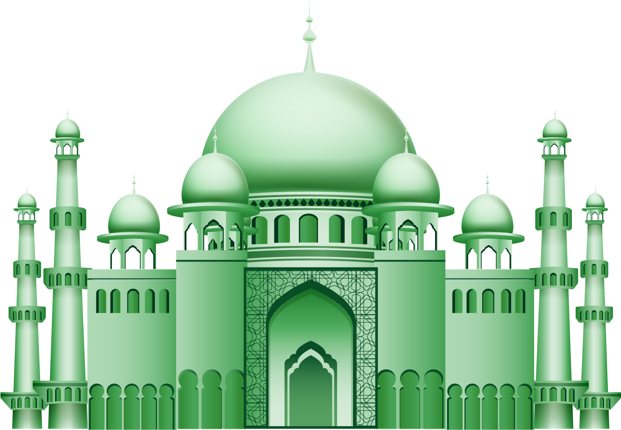Place Of Worship Mosque Drawing - Mosque Png (2000x1442)