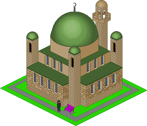Mosque Icon - Icon Masjid Png (474x408)