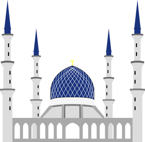 Sultan Salahuddin Abdul Aziz Shah Mosque Vector Image - Masjid Png (500x491)