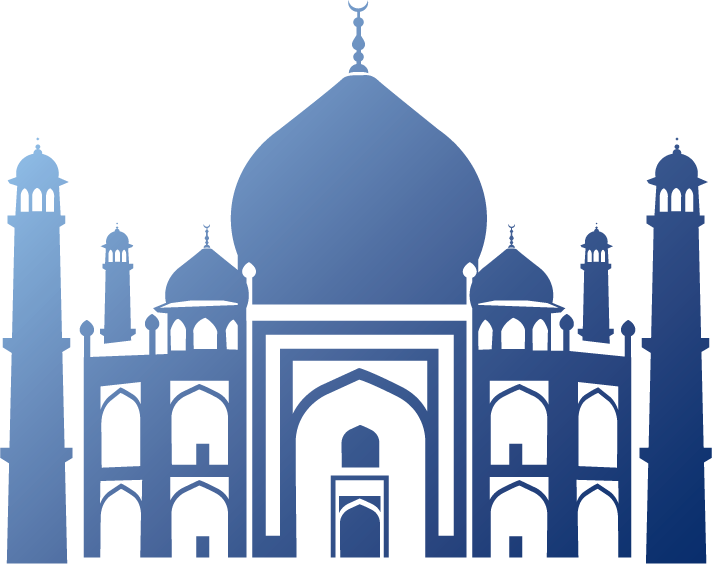 Halal Mosque Islamic Architecture - Mosque Silhouette Png (712x564)