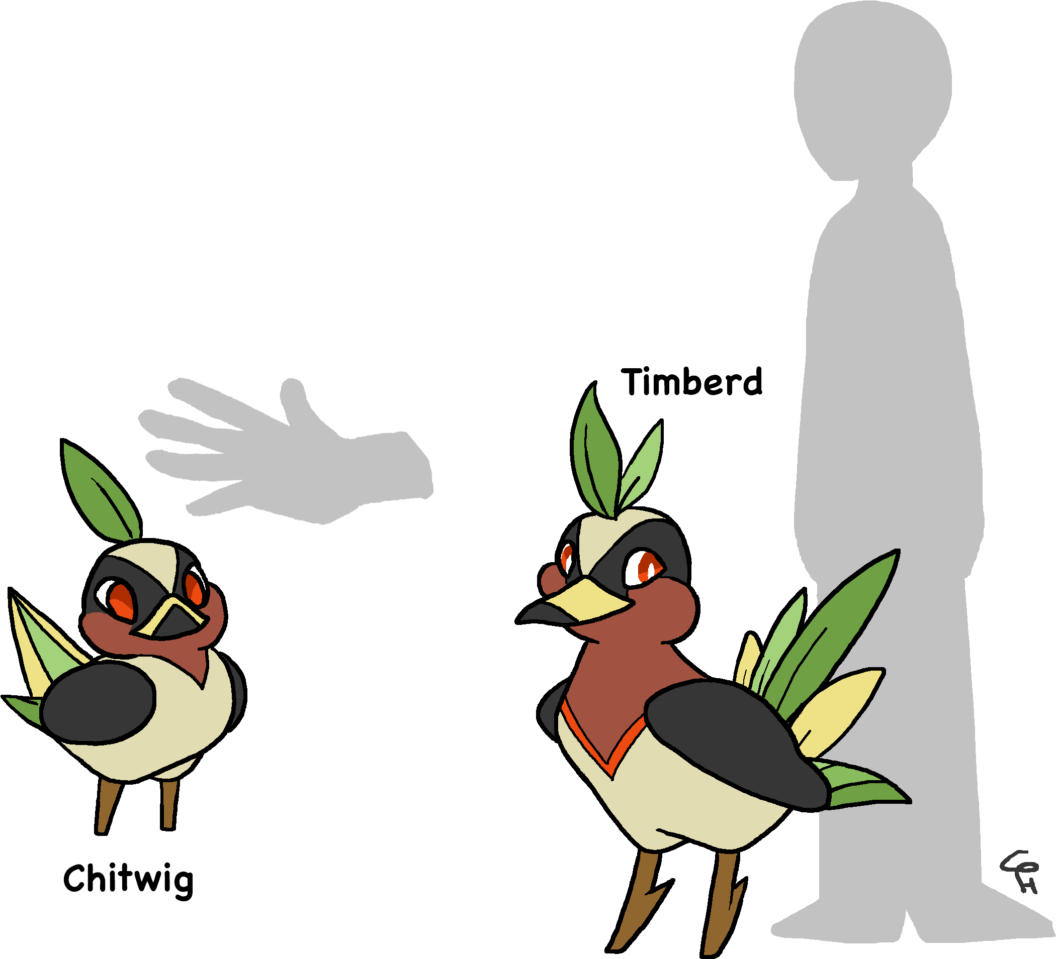 Fakemon 5 By Caffinated-pinecone - Duck (2228x1977)
