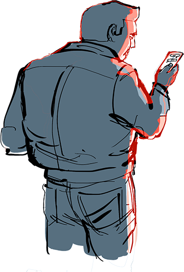 The Tenant Of An Upscale Apartment Building Grew Suspicious - Illustration (360x532)