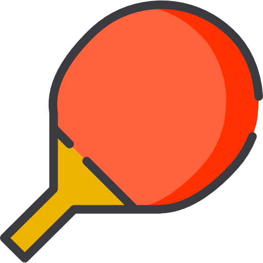 Free Icons Png - Ping Pong Paddle Clipart (512x512)