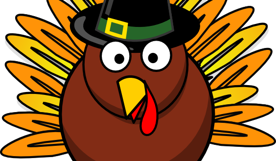 Fascinating Color Of A Turkey Free Clipart Images Clipartix - Cafepress Eat Me Thanksgiving Turkey Novelty Tile Coaster (564x329)