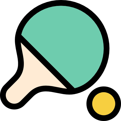 Icon Ping Pong Transparent Image - Table Tennis (512x512)