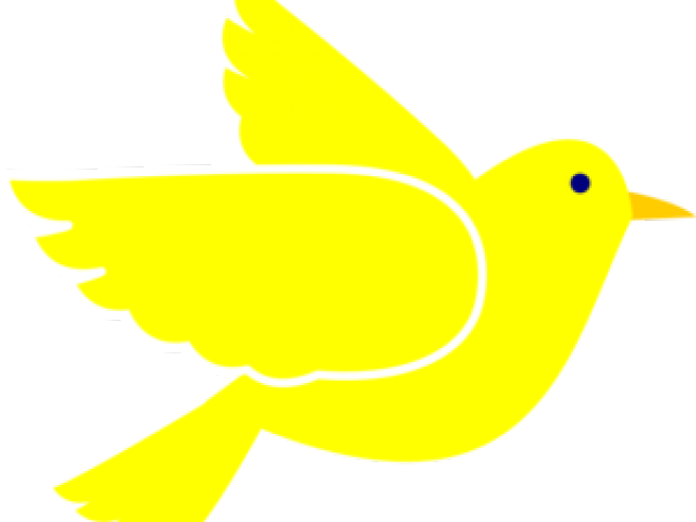 Bird Clipart Yellow - American Goldfinch (640x480)