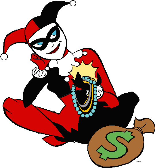 Class Is In Session, So Join The Dc Super Hero Girls - Cartoon Harley Quinn Baby (559x591)