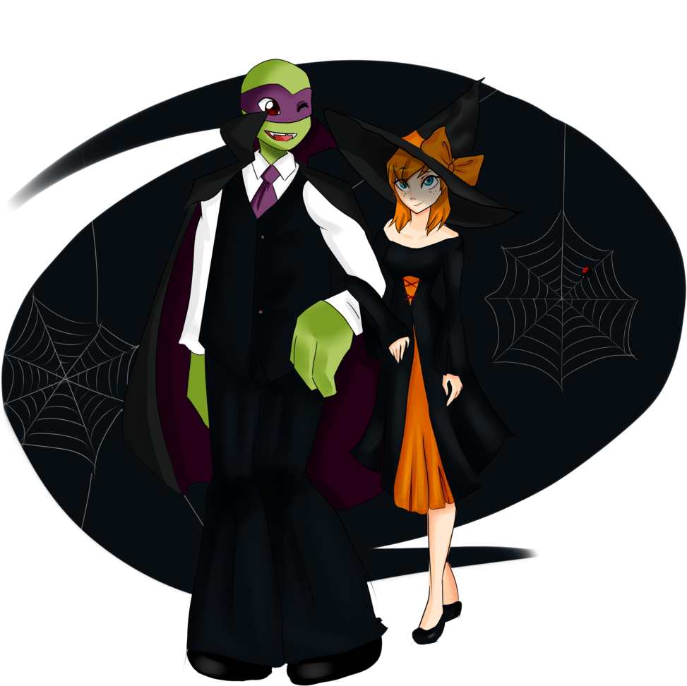 April And Donnie - Halloween (1024x1024)