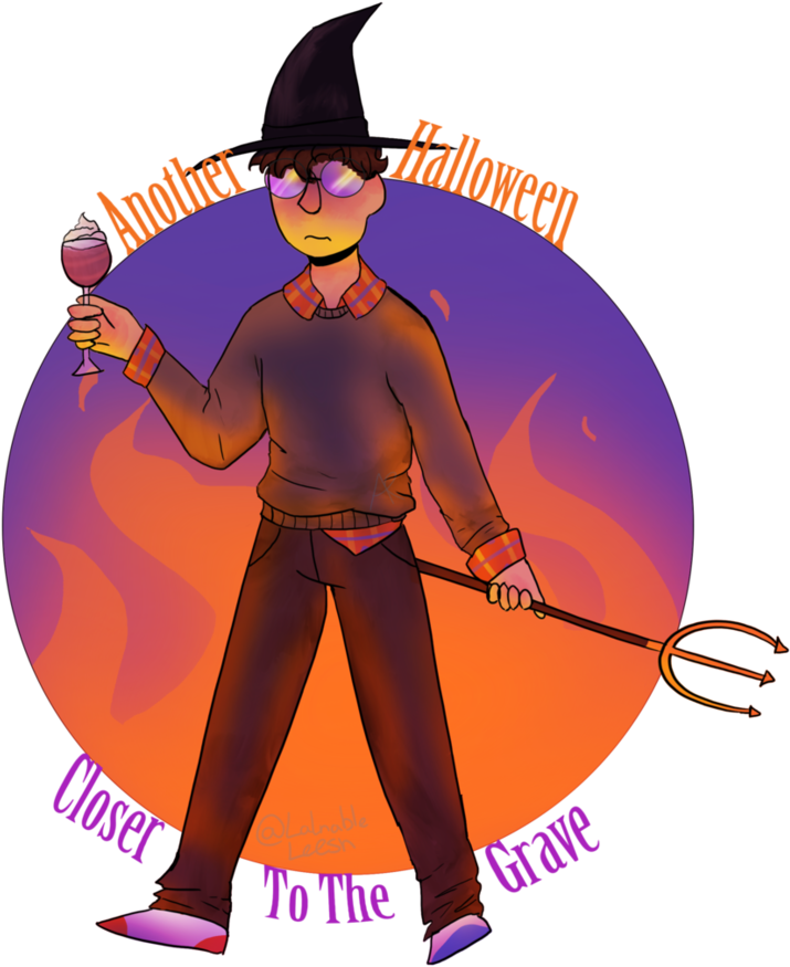 Ollie Mn Halloween - Digital Art (886x901)