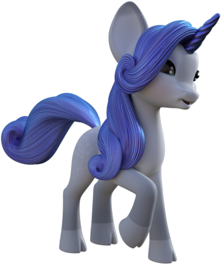 Cute Unicorn Blue, Unicorn, Animal, Fantasy Png And - Unicorn (640x640)