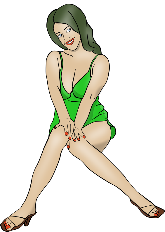 Cartoon Sexy Woman Png (800x800)