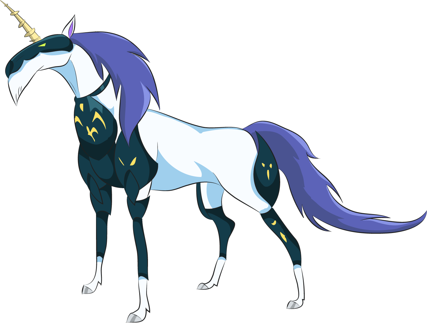 Heraldic - Unicorn (1463x1109)