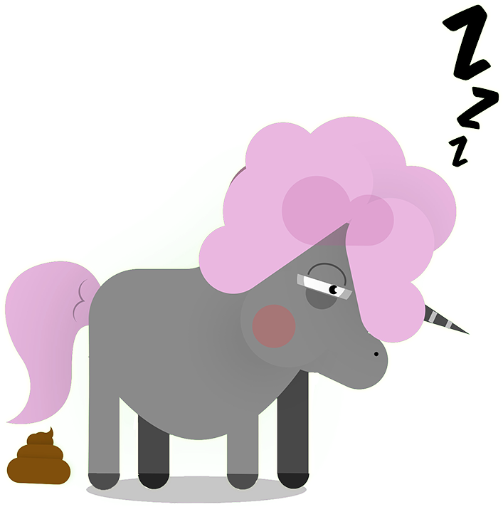 Bad Unicorn Messages Sticker-2 - Bad Unicorn (1024x1024)