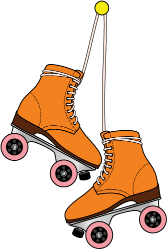 Shoe Roller Skates Ice Skating Roller Skating - Cartoon Roller Skates Transparent (800x600)