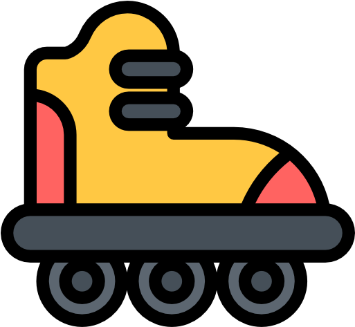 Roller Skate Free Icon - Roller Skating (512x512)