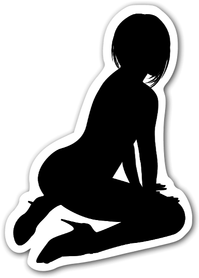Sexy Girl Sticker - Pharmquests Purple Kiss Food Supplement 10 Capsules (438x600)
