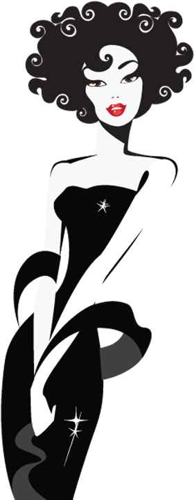 Silhouette Woman Clip Art - Silhouette Femme Png (750x750)