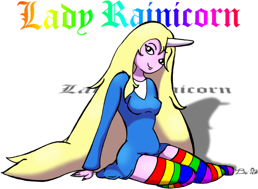 Lady Rainicorn By Twinkletoes40 - Death Note (900x675)