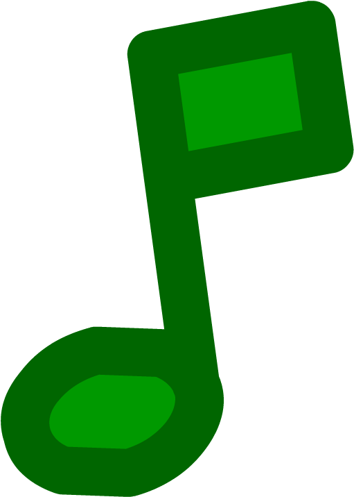 Portal Clipart Green - Club Penguin Music Note Emote (720x720)