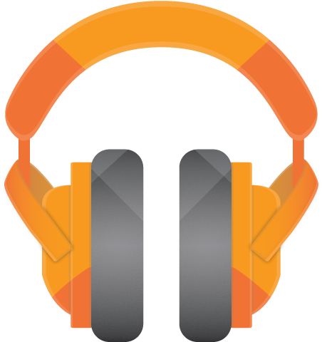 Google Play Music Headphones Vector By Minipini31 - Screenshot (480x800)