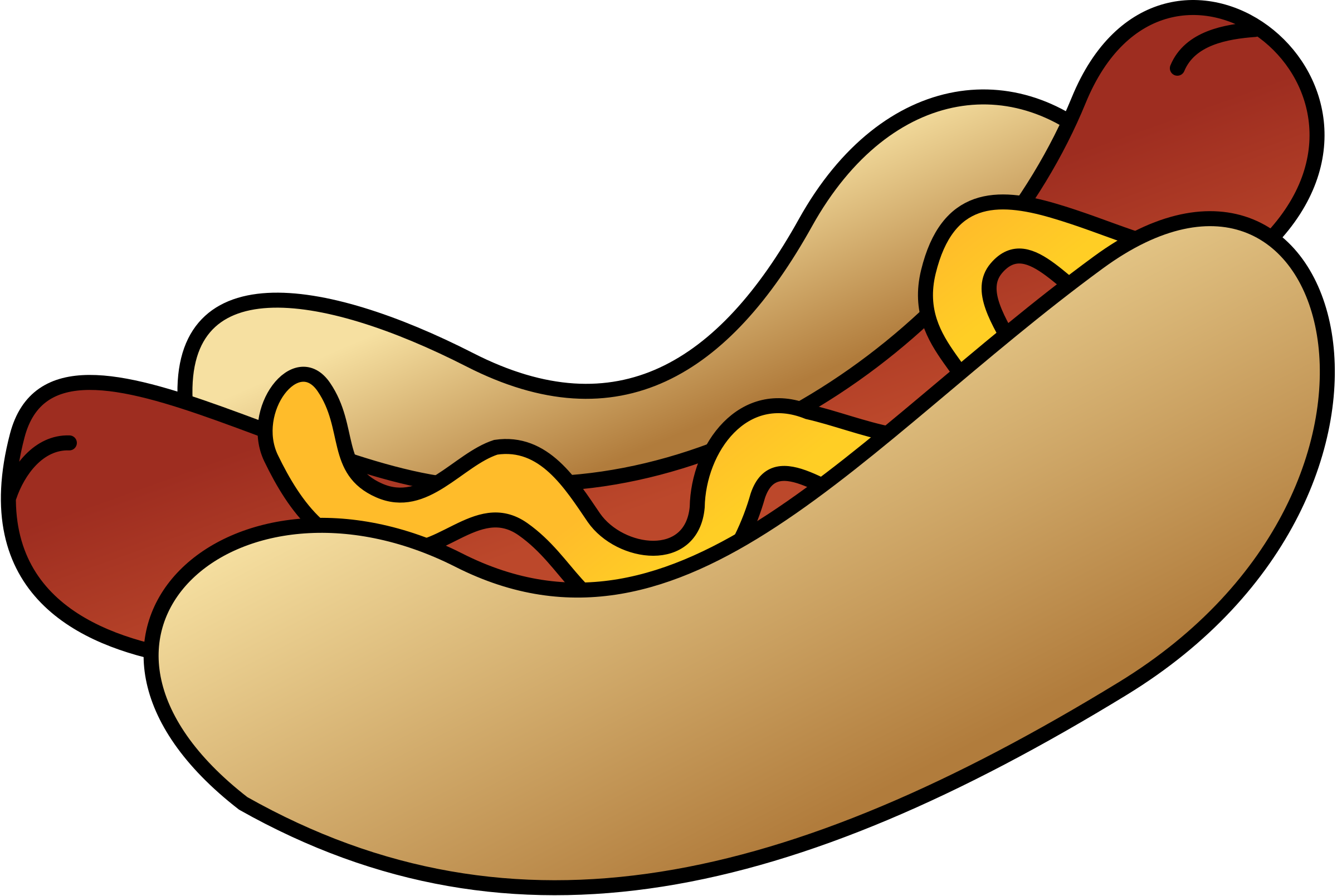 Big Image - Hot Dog Clip Art (2400x1609)