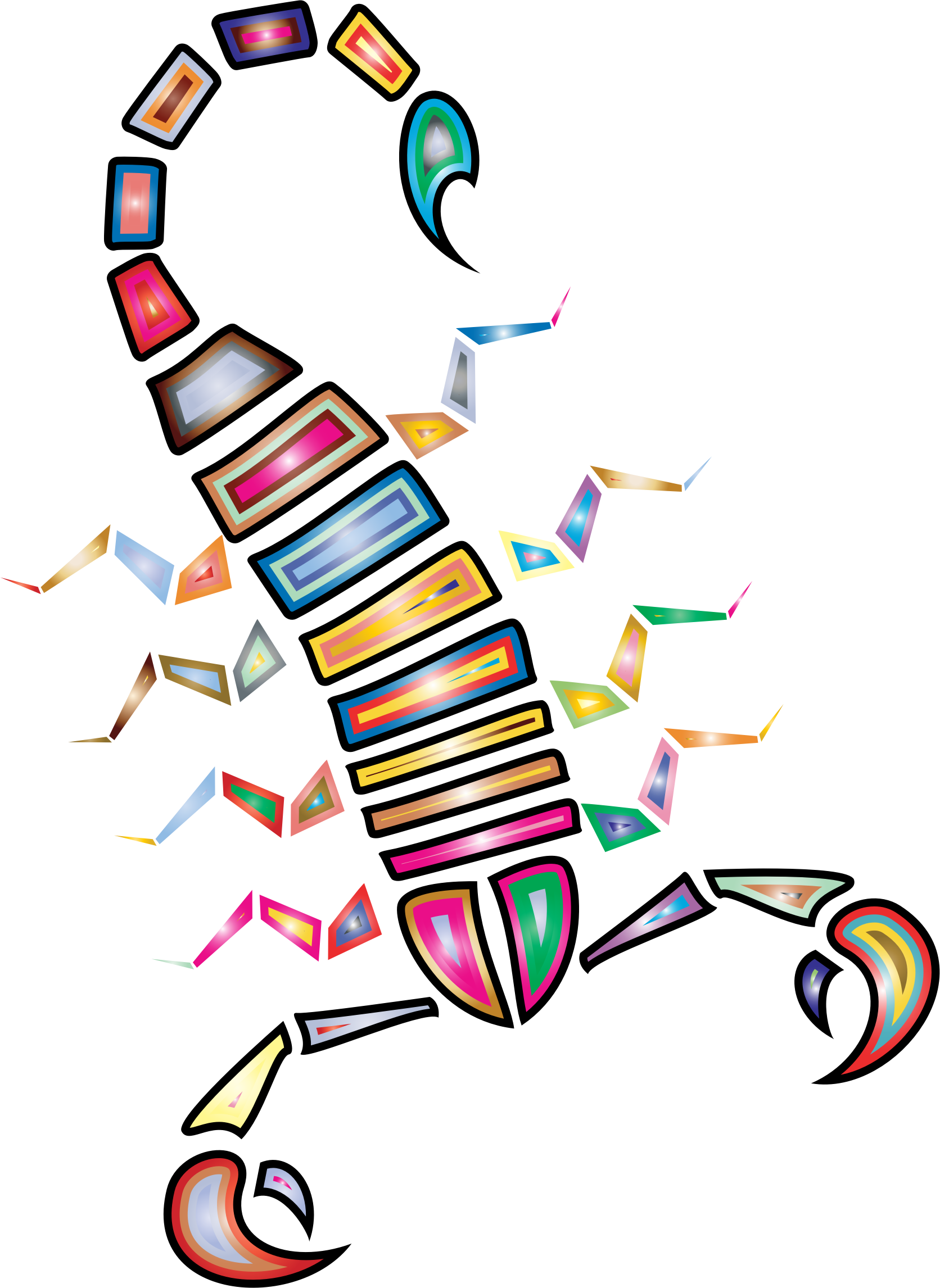 Big Image - Colorful Scorpion (1672x2292)