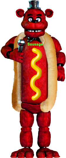 Hot Dog Freddy By Ducklespades - Fnaf 1 Lefty (398x576)