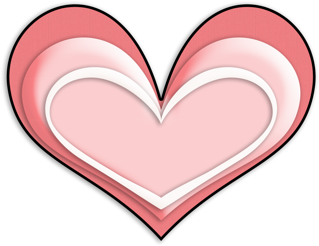 View All Images At Clip Art - Heart (1110x870)