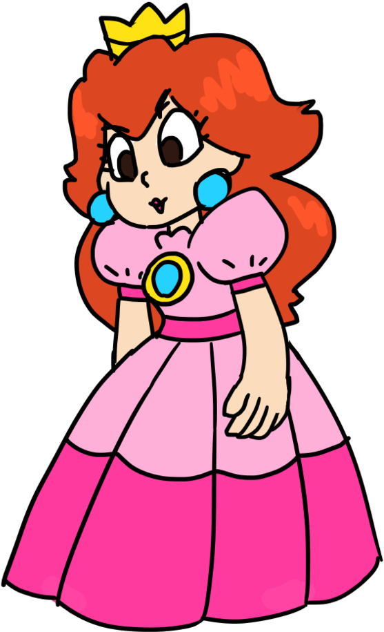 Princess Toadstool By Castlesofcards - Cartoon (776x1030)