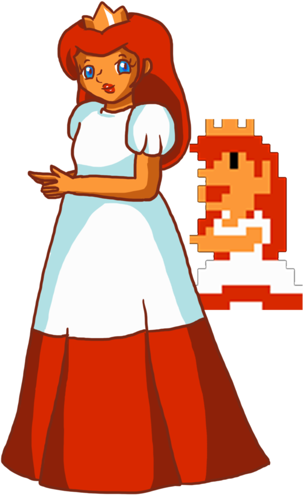 Super Princess Peach Rpg-nes Toadstool By Kittybags - Princess Peach Nes Sprite (714x1118)
