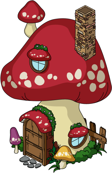 Toadstool House - House (600x657)
