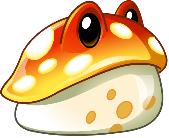 Toadstool Hd - Plants Vs Zombies 2 Plants (548x448)