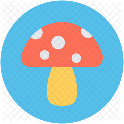 Mushroom Icon - Circle (512x512)
