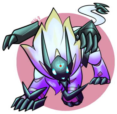 28 Collection Of Dusk Mane Necrozma Drawing - Dusk Mane Necrozma Art (500x500)