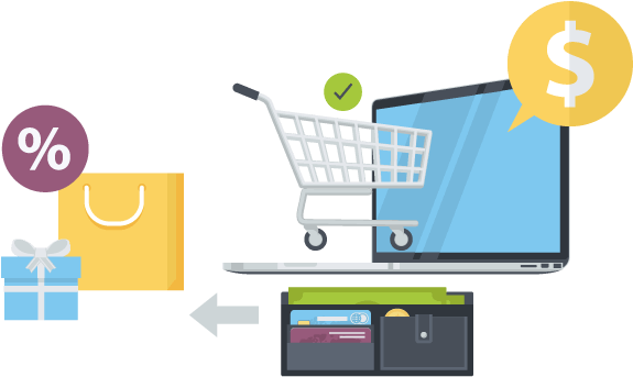 Ecommerce Website Design - Ecommerce Development Icon Png (585x352)