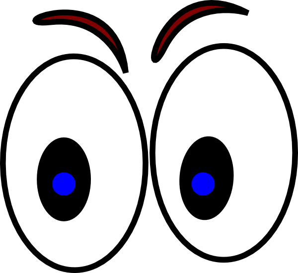 Eye Clipart For Kids - Watching Eyes Clip Art (600x550)