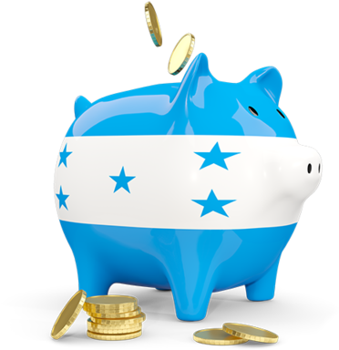 Illustration Of Flag Of Honduras - Piggy Bank (640x480)